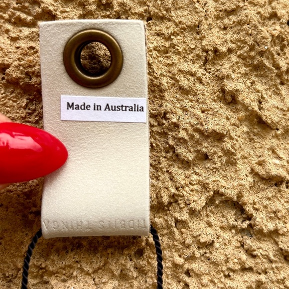 Anthropologie Ivory Ceramic Pendant Necklace Vintage Gold Dot Baubles Bijou Bits - Picture 11 of 12